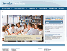 Tablet Screenshot of escuelasalesiana.com